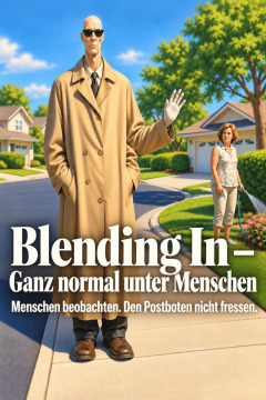 Blending In – Ganz normal unter Menschen – Menschen beobachten. Den Postboten nicht fressen.