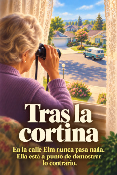 Tras la cortina – En la calle Elm nunca pasa nada. Ella está a punto de demostrar lo contrario.