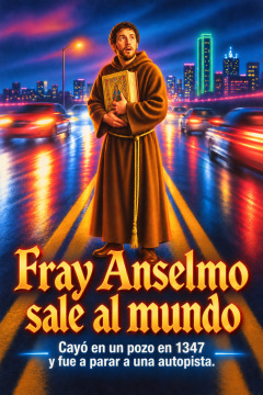 Fray Anselmo sale al mundo – Cayó en un pozo en 1347 y fue a parar a una autopista.
