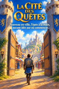 La Cité des Quêtes – Nouveau en ville, l'épée à la main, aucune idée par où commencer.