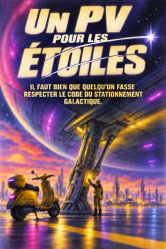 Un PV pour les étoiles – Il faut bien que quelqu'un fasse respecter le code du stationnement galactique.