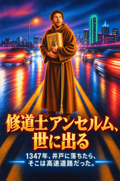 修道士アンセルム、世に出る – 1347年、井戸に落ちたら、そこは高速道路だった。
