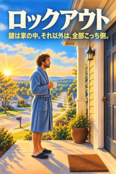 ロックアウト – 鍵は家の中。それ以外は、全部こっち側。