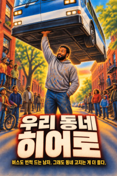 우리 동네 히어로 – 버스도 번쩍 드는 남자. 그래도 동네 고치는 게 더 좋다.