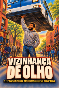 Vizinhança de Olho – Ele levanta um ônibus. Mas prefere consertar o quarteirão.