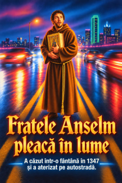 Fratele Anselm pleacă în lume – A căzut într-o fântână în 1347 și a aterizat pe autostradă.