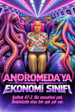 Andromeda'ya Ekonomi Sınıfı – Koltuk 47-Z. Diz mesafesi yok. Önümüzde otuz bin ışık yılı var.