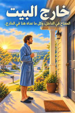 خارج البيت – المفتاح في الداخل، وكل ما عداه هنا في الخارج.