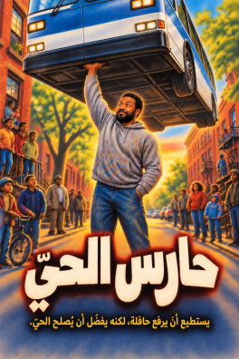 حارس الحيّ – يستطيع أن يرفع حافلة، لكنه يفضّل أن يُصلح الحيّ.