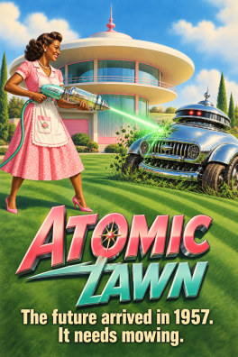 Atomic Lawn – The future arrived in 1957. It needs mowing.