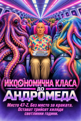 Икономична класа до Андромеда – Място 47-Z. Без място за краката. Остават трийсет хиляди светлинни години.