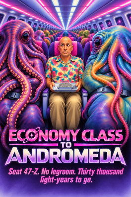 Economy Class to Andromeda – Seat 47-Z. No legroom. Thirty thousand light-years to go.
