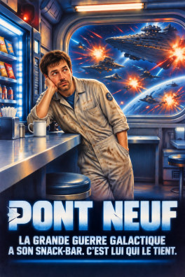 Pont Neuf – La grande guerre galactique a son snack-bar. C'est lui qui le tient.