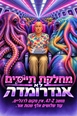 מחלקת תיירים לאנדרומדה – מושב 47-Z. אין מקום לרגליים. עוד שלושים אלף שנות אור.