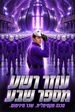 עוזר רשע מספר שבע – סכנה מקסימלית. שכר מינימום.