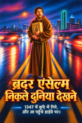 ब्रदर एंसेल्म निकले दुनिया देखने – 1347 में कुएँ में गिरे, और आ पहुँचे हाईवे पर।