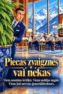 Piecas zvaigznes vai nekas – Viens anonīms kritiķis. Viena nedēļas nogale. Viens ļoti nervozs ģenerāldirektors.