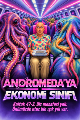 Andromeda'ya Ekonomi Sınıfı – Koltuk 47-Z. Diz mesafesi yok. Önümüzde otuz bin ışık yılı var.