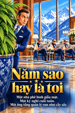 Năm sao hay là toi – Một nhà phê bình giấu mặt. Một kỳ nghỉ cuối tuần. Một ông tổng quản lý run như cầy sấy.