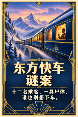 东方快车谜案 – 十二名乘客，一具尸体，谁也别想下车。